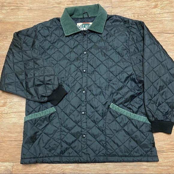 Vintage Bomber/Puffer Style Jacket With Corduroy - Picture 1 of 3